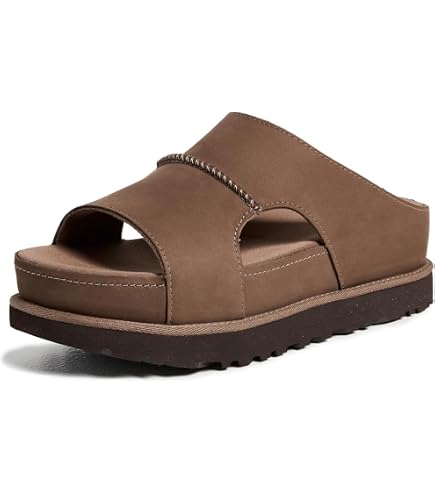 Amazon.com | UGG Women's Goldenstar Gleam Sandal, Chestnut, 5 | Flats