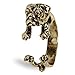 ClothingLoves Women's Cute Pug Burnished Wrap Ring Adjustable Bronze