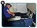 1st Class Kid XL Inflatable FootRest Leg Rest Travel Pillow; Kid Child Toddler Plane Bed, 1 Footstool with 1 Drawstring Bag. Ideal for Airplane, Car, Home, Office, RV, Camp, Car Pet Bed.