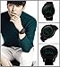 Men’s Digital Sports Watch Military Wristwatch Dual Time Waterproof Casual Stopwatch Timer Athletic Workout Black