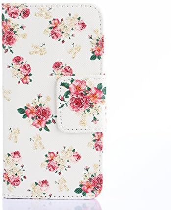 M8 Case HTC ONE M8 Case HTC One M8 Kickstand Case,Tribe-Tiger Stylish Beautiful Bulgaria Pink Rose Design Premium Pu Leather Magnet Flip Folio Wallet [Built-in Card Slots] Kickstand Case Cover for HTC One M8