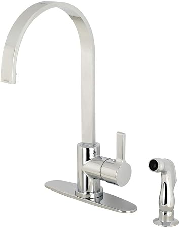 Kingston Brass Ls8711ctlsp Continental 8 Centerset Single Handle