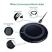 Wireless Charger iPhone Xs Max/XS / XR/X / 8/8 Plus, Samsung Galaxy - Note 9 / S9 / S9 Plus, 8 / S8 / S8 Plus, S7 / S7 Edge / S6 Edge - Universal Qi Compatible Cordless Wirelless Charging Pad