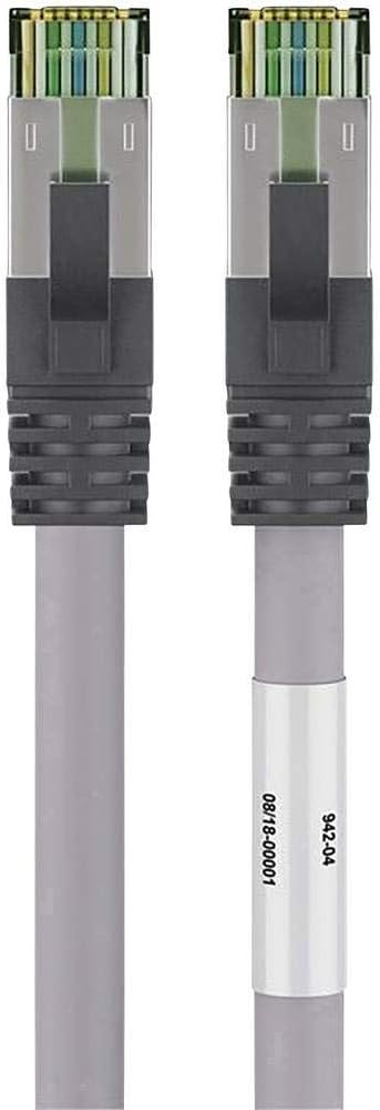 Goobay 55134 CAT 8.1 patch cable S/FTP (PiMF) grey - LSZH halogen-free CU material, 0.25 Meter - Image 5