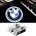 2 Pcs Car Door Bright LED Logo Ghost Shadow Lights Welcome Lights Emblem Courtesy Step Lights for BMW Compatible 3/5/6/7/Z/GT Series Replacement Accessories