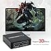 ShiRui Q9 4K HDMI Splitter 1x2 Switch for Full HD 1080P 3D,HDMI Adapter for HDTV,PC,Projector,Xbox,PS4 (1 Input 2 Output)