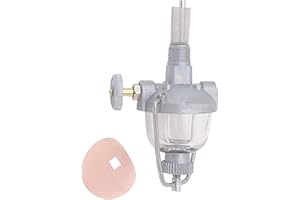 NENKUTEN Fuel Sediment Bowl Assembly 2NAA9155B Glass Bowl for Ford 8N 9N 2N NAA Jubilee Tractor Massey Ferguson TE20 TO20 TO30 TO35 MF35 Replaces 180141M91 2N9155B NAA9155B 17C152