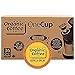 The Organic Coffee Co. Compostable Coffee Pods - Gorilla Decaf (36 Ct) K Cup Compatible including Keurig 2.0, Medium Roast, Swiss Water Processed, USDA Organic