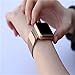 OROBAY Compatible with Apple Watch Band 42mm 44mm, Stainless Steel Milanese Loop with Magnetic Closure Replacement Band Compatible with Apple Watch Series 4 Series 3 Series 2 Series 1, Champagne Gold