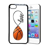 SudysAccessories Basketball Love Basketball Infinity Love Thinshell Case Protective iPhone 5C Case