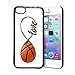 SudysAccessories Basketball Love Basketball Infinity Love Thinshell Case Protective iPhone 5C Case