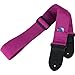 Pro-Tec Guitar Strap With Pick Pocket & Leather Ends Abdominal Support (POLYSTSB) Strawberry Regular