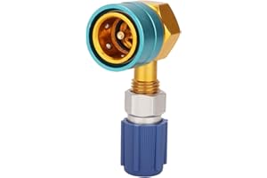 Car Air-Conditioning Fitting, R1234YF to R134A Low Side Quick Coupler Adapter Car Air-Conditioning Fitting