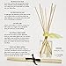 LOVSPA Reed Diffuser Set, Sparkling Citrus Scented Oil Diffuser with Sticks, Home Fragrance Accessories for Bathroom Shelf Decor, Aroma Diffusers for Home or Office Desk, USA Made