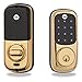 Yale Touchscreen Electronic Deadbolt with Z-Wave, Polished Brass (YRD220-ZW-605), Works with Alexa via SmartThings or Wink