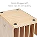 MobileVision Bamboo Desktop File Folder Organizer and Paper Tray, 7 Slots