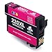 IKONG 3-Pack High Capacity Replacement For Epson 220 Ink Cartridge(1 Cyan, 1 Magenta, 1 Yellow) Workes with Epson XP-320 XP-420 XP-424 Epson WorkForce WF-2650 WF-2630 WF-2660 WF-2750 WF-2760 Printers