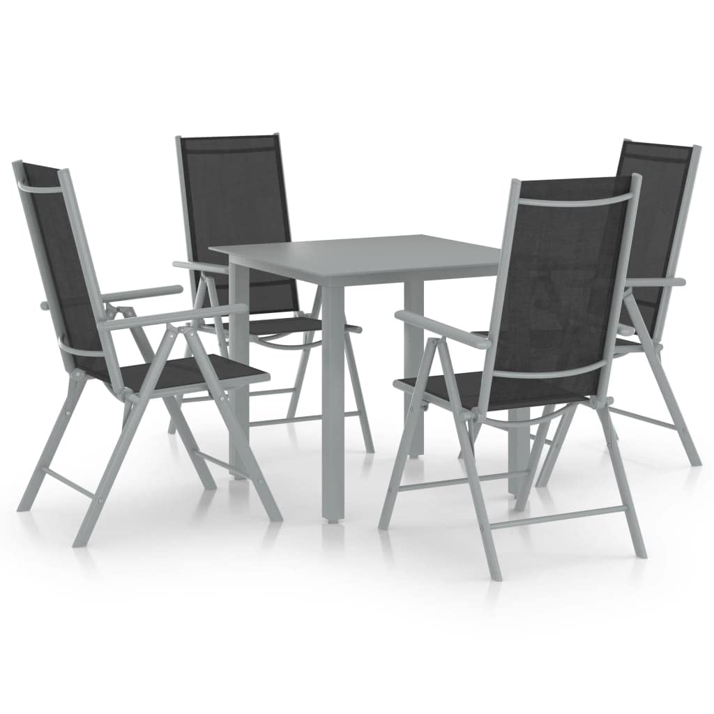 vidaXL-Set-de-Comedor-para-Jardin-5-Piezas-Muebles-Mobiliario-Exterior-Terraza-Balcon-Hogar-Cocina-Mesa-Silla-Asiento