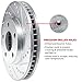 R1 Concepts Front and Rear Brakes and Rotors| Hardware Included| Front and Rear Ceramic Brake Pads and Rotors Kit| Fits 2005-2010 Honda Odyssey