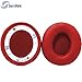 Senitek Solo2 / 3 Replacement Ear Cushion Set (Pair) Designed for Beats Solo2 / Solo3 Wireless Headphone - Red