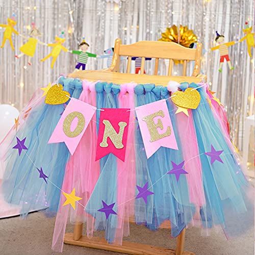 VGOODALL Rainbow Glitter Tulle Rolls, 6 Rolls Shimmer Color Assortment Ribbon for Table Runner, Baby Shower Sash Bow Tutu Skirt Sewing Crafting Fabric Wedding Unicorn Christmas Party Gift Ribbon