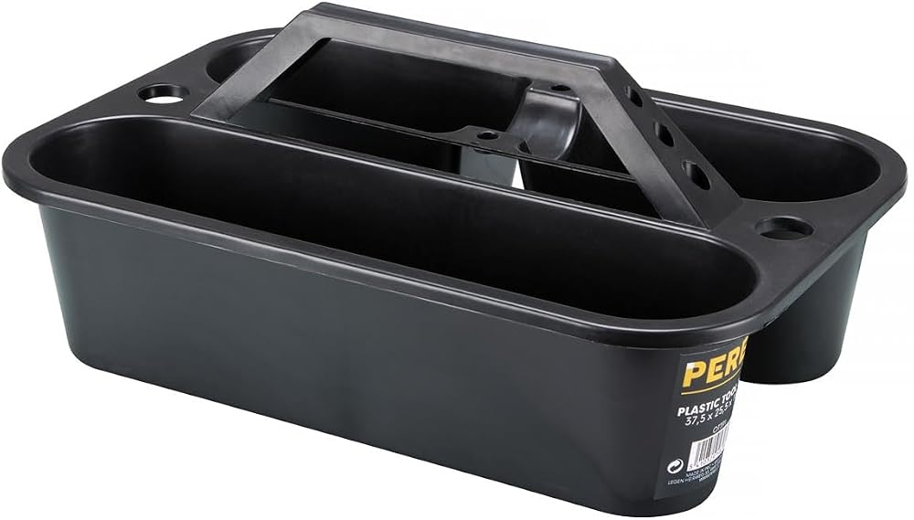 PEREL OTTP1 Plastic Tool Tray 3 Compartments Screwdriver Holder 37.5cm