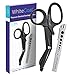 EMT Trauma Shears – 7 ¼” Black Medical Bandage Scissors with LED Pen Light Pupil Gauge for Nurses, EMS, Medical Students, Emergency Room