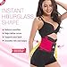 Adjustable Back Support Belt for Women - Abdominal Elastic Waist Ab Cincher Trainer Trimmer - Neoprene Hourglass Slimming Body Shaper Sport Girdle for Weight Loss Sweet Sweat Compression Band Workout