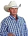Cinch Men's Royal Blue Plaid Western Shirt - Mtw1104479
