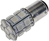 Dorman 1157R-SMD Red LED Turn Signal Light Bulb, (Pack of 2)