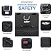 Dog Seat Cover for Back Seat - 100% Waterproof,Nonslip Bench Seat Cover Compatible for Middle Seat Belt | Strong & Durable, Multiuse,Fits All Cars | Bonus Gifts Pack Bag,Dog Leash, Buckle (Black)