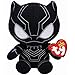 TY Marvel Avengers Black Panther Regular, Licensed Squishy Beanie Baby Soft Plush Toys, Collectible Cuddly Stuffed Teddy