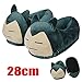 cista home Pokemon Snorlax Stuffed Plush Heel Cover Slipper Home Decoration Adult Shoes