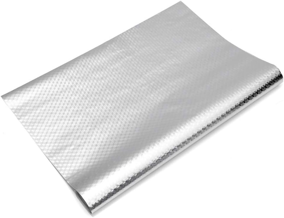 Domeilleur Self Adhesive Waterproof Oil-proof Aluminum Foil Wallpaper Kitchen Stove Wall Sticker
