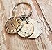 2005 Dime and Nickel Key Chain 15 Years and Counting 15th Anniversary Gift for Him or Her