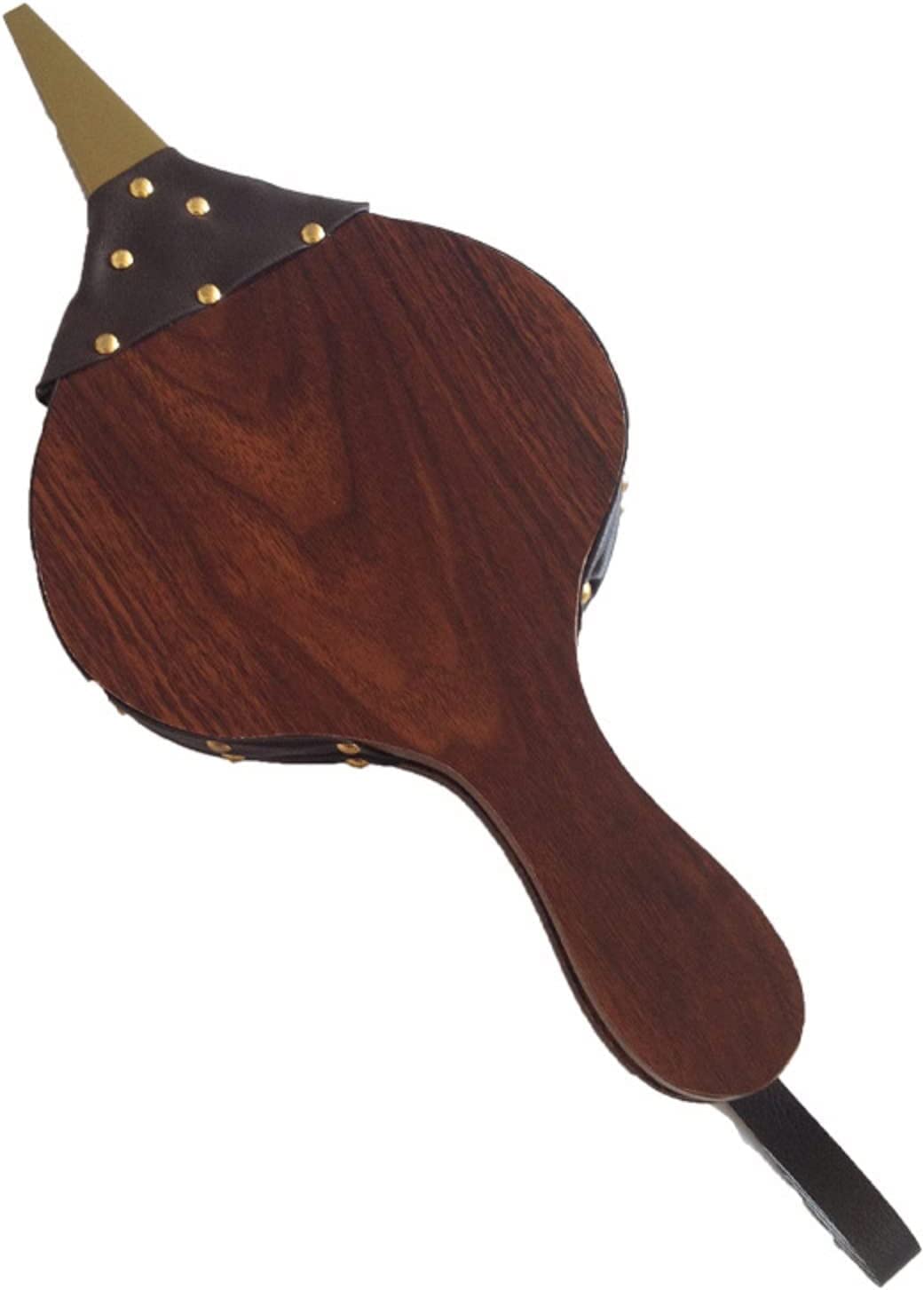 Fireplace Bellows, 39x17cm Wood Barbecue Air Blower Bonfire Campfire Brown for Home DIY Fireplace Tool Wood Stove, BBQ, Outdoor Camping