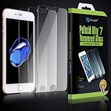 Premium iPhone 7 6S 6 Tempered Glass Screen Protector. 3-Pack Amplim Case Friendly, Oleophobic, Anti Fingerprint, Scratch Proof, 3D Touch Ultra Clear HD, Invisible Front Cover / Film / Shield