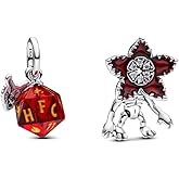 Vegaine Gold Flower Family Charms for Bracelet 925 Sterling Silver Bead Charm for Women Jewelry Present