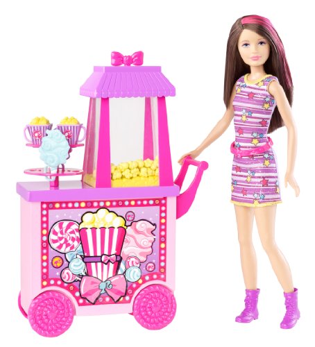 barbie popcorn set