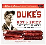 DUKE'S Shorty Smoked Sausage, Hot and Spicy, 5 Ounce