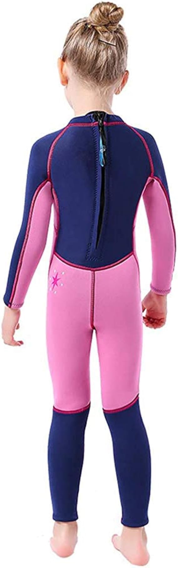 Uayasily Girls Wetsuit Kids Full Wetsuit 3mm Neoprene Thermal Diving