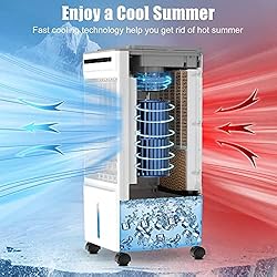 Portable Air Conditioners, 4-IN-1 Evaporative Air