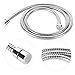 Bathroom Shower Hose, G1/2″ 1.5m Bathroom Home Stainless Steel Flexible Shower Hose Bathing Connector Stainless Steel Shower Hose (01)thumb 1