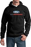 Ford Racing Hooded Sweatshirt Pullover Ford Motor power racing Men's Hoodie Black,XX-Large