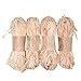Tosnail 500 Grams Natural Raffia Bundle Raffia Paper Ribbon, 10 Bundles - Great for Gift Wrapping, Florist Bouquests, Crafts