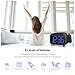 ELEHOT Projection Alarm Clock Digital Alarm LED Display Portable for Charging Large Digital Light with FM Radio Alarm & Snooze