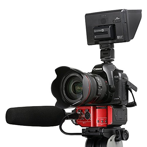 Saramonic SRPAX2 Audio Mixer Adapter Preamplifier Two XLR and Two 3