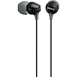 Sony MDREX15LP in-Ear Earbud Headphones, Black, Model Number: MDREX15LP/B