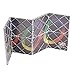 LingAo 8 Panels 3 Rings Magic Folding Twisty Cube Puzzle, Black
