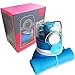 BBD Collapsible Water Bottle 750ml/ 26 oz – Leak Proof Silicone Foldable Sports Water Bottle BPA Free (Blue)